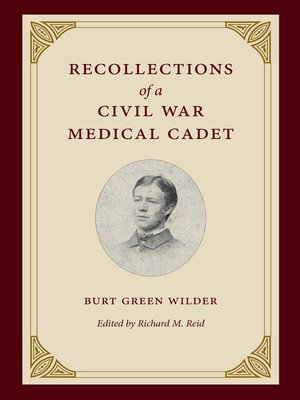 cover image of Recollections of a Civil War Medical Cadet